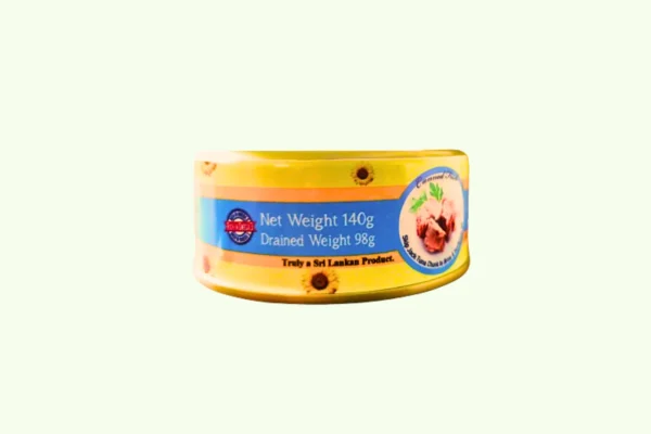Skip Jack Tuna Chunk In Brine & Sunflower Oil 140g